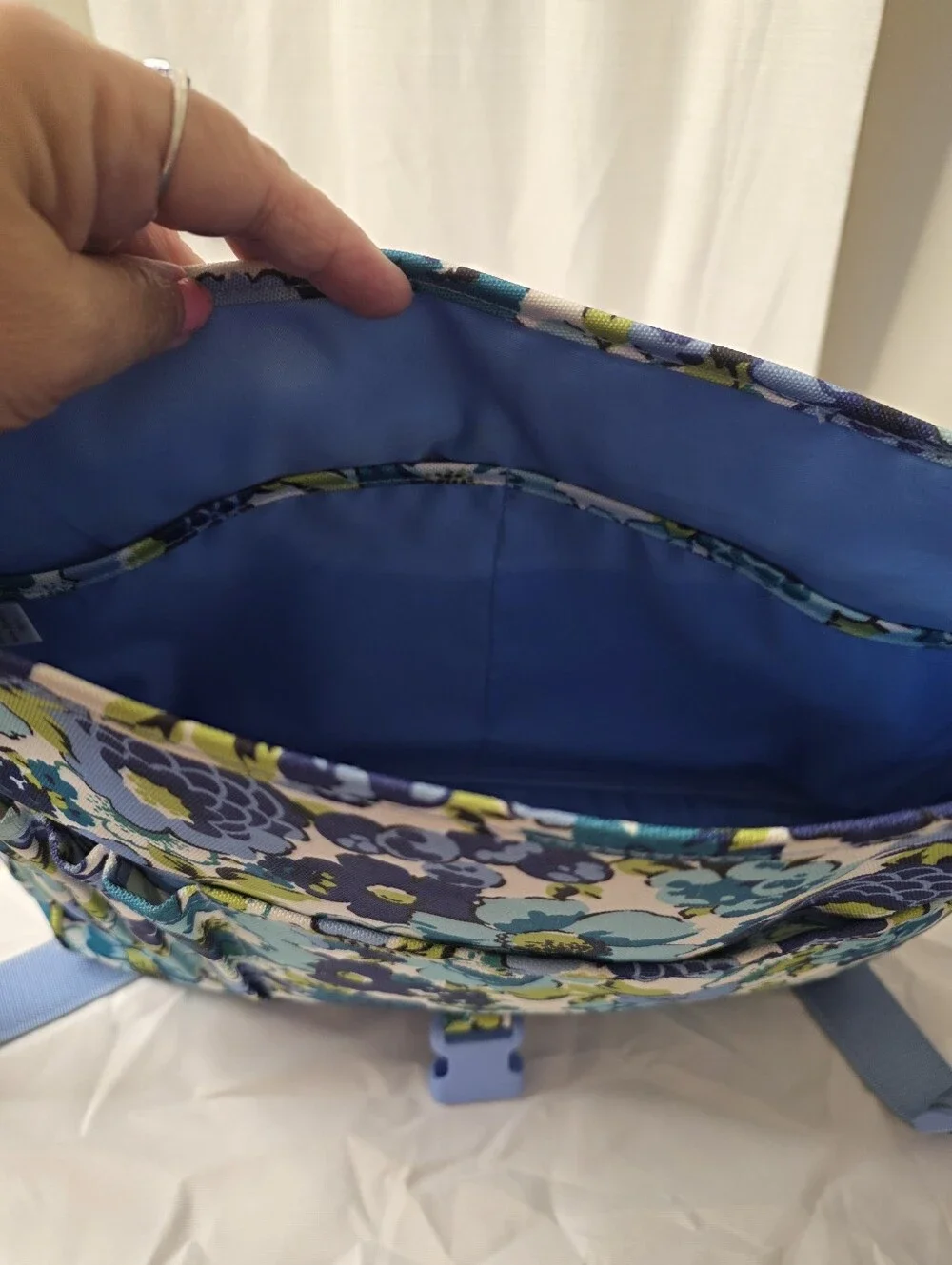 Vera Bradley‎ Blueberry Blooms Crossbody Messager Bag